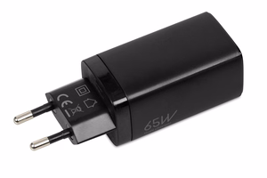 iBOX C-65 melns, GaN 65W universālais lādētājs