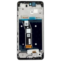 LCD + skārienekrāns Motorola G24 / G24 Power melns oriģināls
