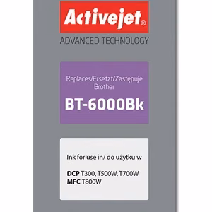 Activejet AB-6000BK – black ink bottle, replaces Brother BT-6000BK, 100 ml, Supreme