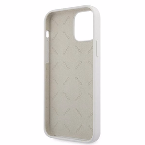 Guess GUHCP12LLSVSCR iPhone 12 Pro Max 6.7" kremīgs kietais vāciņš Script Vintage