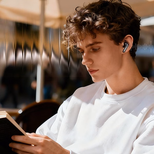 QCY MeloBuds N20 Bezvadu In-Ear Trokšņu Slāpēšanas ANC Austiņas - Melnas