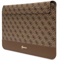 Guess 4G Stripe Metal Logo apvalks 14" klēpjdatoram - brūns