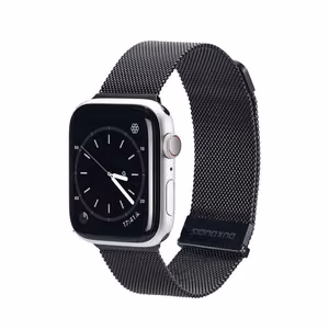 DUX DUCIS siksniņa MILANESE nerūsējošā tērauda magnētiskais Apple Watch 42 / 44 / 45 mm melna