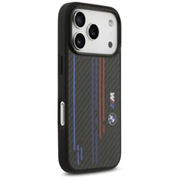 Viedtālruņa apvalks BMW M Kevlar Lines & Logo MagSafe Case for iPhone 17 Pro - melns