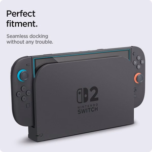 Spigen Glas.Tr "EZ FIT" grūdētais stikls 2-vnt komplekts Nintendo Switch 2 - Skaidrs