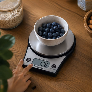 Wozinsky WAK-651 virtuves svari ar LCD displeju, līdz 5 kg – melns