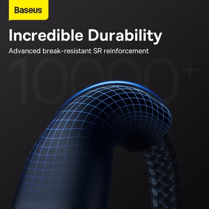 Baseus kabelis Flash Series II 3 in 1 - USB uz Type C, Lightning, Micro USB - 66W 6A 1,2 metri (CASS040003) zils