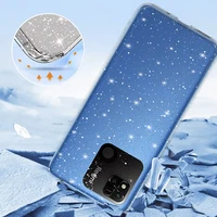 Crystal Glitter viedtālruņa apvalks Xiaomi Redmi 10A sudraba