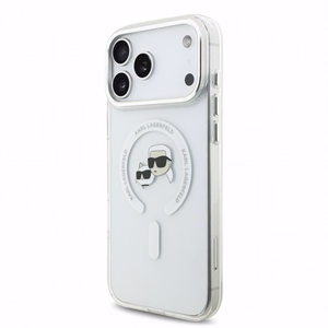 Karl Lagerfeld IML K&CH Heads Metal Frame MagSafe maciņš Apple iPhone 18 Pro Max