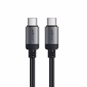 Acefast C20-03 USB-C kabelis - USB-C 480Mb/s 3A 1,2 m - melns