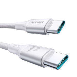 Joyroom S-A28 Flash Series 60W USB-C - USB-C kabelis 2 m - Balts