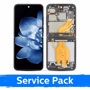 Xiaomi Mix Flip LCD ekrāns ar rāmi, melns (servisa iepakojums)