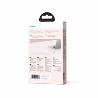 Joyroom Multi-Color sērijas S-A34 USB-C / USB-C PD 60W 1m kabelis - rozā