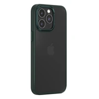 Comma Joy Elegant viedtālruņa apvalks iPhone 15 Plus tumši zaļā krāsā