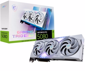 MSI Gaming GeForce RTX 5080 16G Trio OC White videokarte NVIDIA 16 GB GDDR7