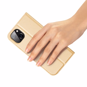 Dux Ducis Skin Pro holster flip vāciņš iPhone 14 Plus - zelta krāsā