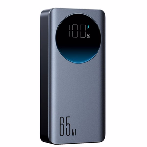 Joyroom JR-PBF05 Pro 30000mAh 65W Powerbank ar Digitālo Displeju 2x USB-C 1x USB-A - Melns