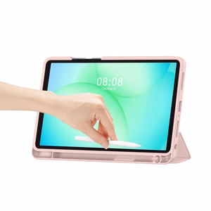 TechProtect SmartCase Pen maciņš Samsung Galaxy Tab A9+ / A11+ Plus 11.0 rozā
