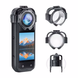 Puluz objektīva vāciņi Insta360 X5 kamerai (uzvelkami)
