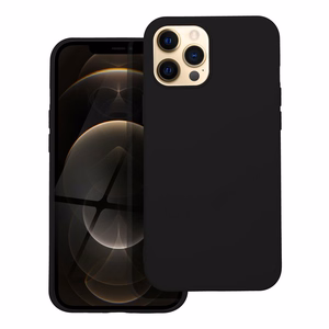 Silikona viedtālruņa apvalks IPHONE 12 Pro Max - melns