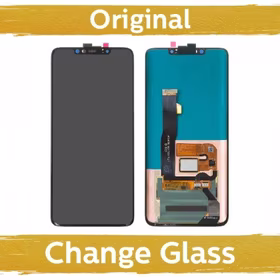 LCD displejs saderīgs ar Huawei Mate 20 Pro melns (Atjaunots: Ķīna) (NF versija)