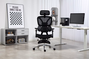 Activejet ergonomiskais biroja krēsls YK848, melns