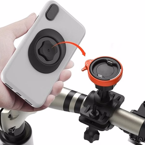 Telefona turētājs velosipēdam, motociklam, el. transportlīdzeklim, 22.2-28.6mm