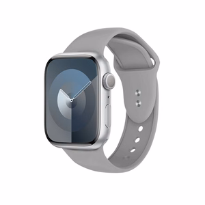Crong Liquid Apple Watch siksniņa, 44/45/46/49 mm, pelēka