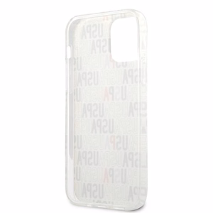 US Polo USHCP12MPCUSPA6 Logo Mania Collection vāciņš ierīcei iPhone 12 / 12 Pro 6.1", balts