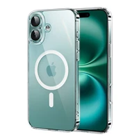 Uzaļš Classy Clear Magnetic Maciņš iPhone 16 Plus - Caurspīdīgs