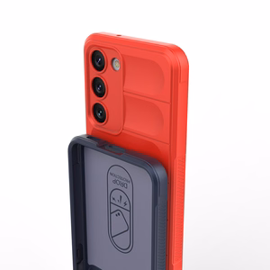 Magic Shield viedtālruņa apvalks Samsung Galaxy S23+ elastīgs bruņots pārsegs sarkans