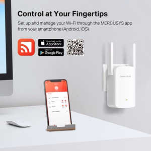 Mercusys ME60X bezvadu Wi-Fi pastiprinātājs 1500Mbps