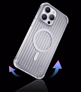 Kingxbar PQY Go Out Series magnētiskais apvalks iPhone 14 Plus MagSafe - melns