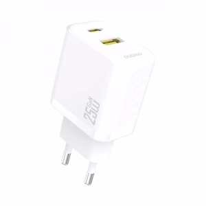 Lādētājs Dudao GaN A26T balts 25W (PD / QC3.0)