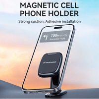 Auto turētājs Wozinsky "WUMTD" Melns (magnetic / sticky pad)