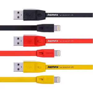USB Cable Remax "Full Speed" RC-001i Yellow "Lightning" 200cm