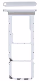 SIM card holder Samsung A057 A05S 2023 Sudrabs original (service pack)