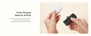 Внешний аккумулятор Veger PlugOn (W0556P) PD QC3.0 3A 20W 5000 mAh со встроенным коннектором Lightning чёрный