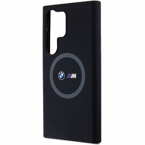 BMW M Silicone Printed Ring MagSafe чехол для Samsung Galaxy S24 Ultra - чёрный