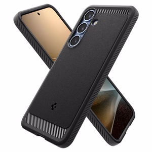 Spigen Rugged Armor Mag MagSafe Viedtālruņa apvalks Samsung Galaxy S25 - matēta melna