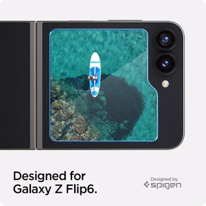 Spigen Glas.tR EZ Fit aizsargstikls Samsung Galaxy Z Flip 6 - 2 gab.