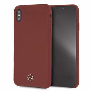 Mercedes Silikona līnija vāciņš iPhone XS Max - sarkans