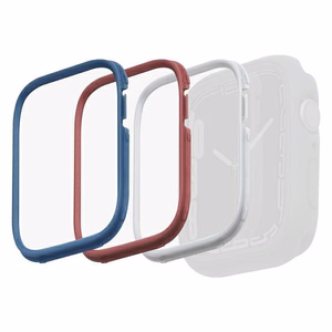 Rāmis Uniq Moduo 3in1 apvalkam Apple Watch 4/5/6/7/8/SE/SE2 44/45mm - zila, sarkana, balta