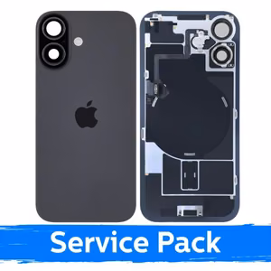 Back Cover Compatible With Apple iPhone 17 / Black / (Service Pack)