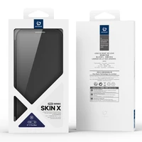 Dux Ducis Skin X Pro viedtālruņa apvalks iPhone 17 Pro Max ar maku, saderīgs ar MagSafe - melns