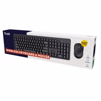 Trust Ody II tastatūra ar peli bezvadu RF QWERTY US English melna