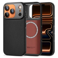 Tech-Protect Kevlar Aramid MagSafe maciņš iPhone 17 Pro Max melns