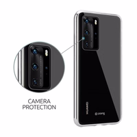 Crong Crystal Slim Cover - Huawei P40 maciņš (caurspīdīgs)