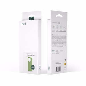 Etteri Silikona mag futrālis iPhone 16 Pro Max 6,9" gaiši zaļš