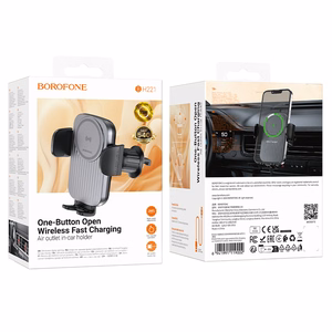 Borofone Car holder BH221 Path with induction charging to air vent black